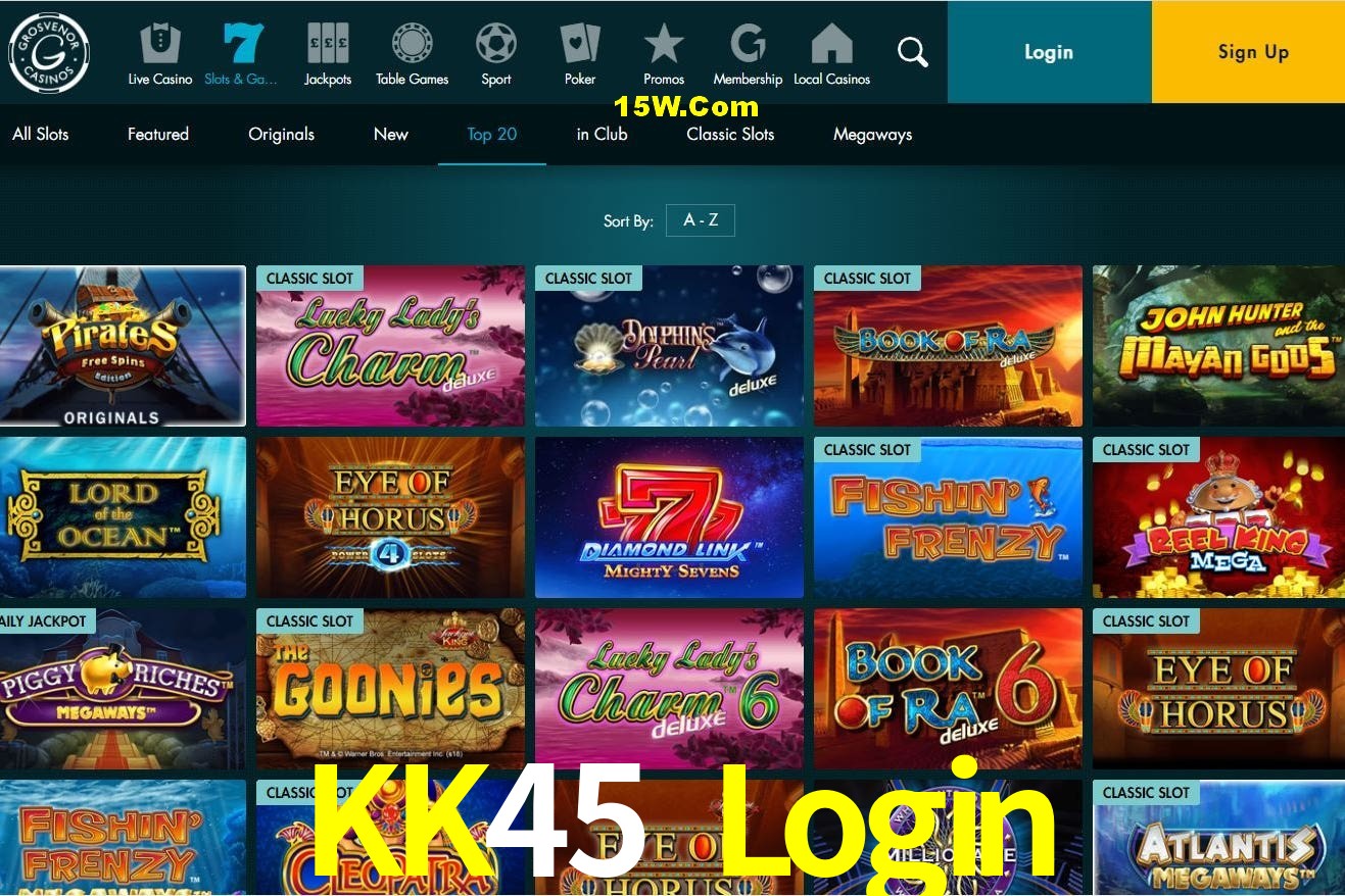 Experiência VIP KK45 Login